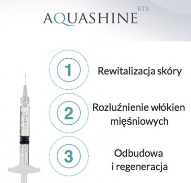 Aquashine BTX głęboka mezoterapia igłowa wygładzająca zmarszczki mimiczne